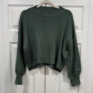 And Now This Women's Green Sweater